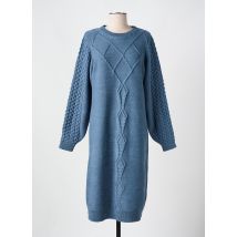 ICHI - Robe longue bleu en polyester - Femme - Taille 34 - Modz