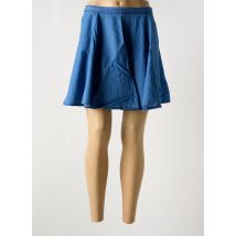 YOURS - Jupe courte bleu en coton - Femme - Taille 44 - Modz