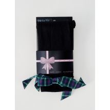 PAMELA MANN - Chaussettes noir en coton - Femme - Taille TU - Modz