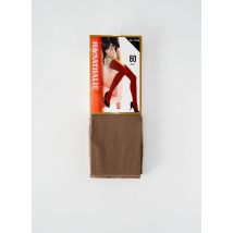 H.NATHALIE - Collants marron en polyamide - Femme - Taille TU - Modz