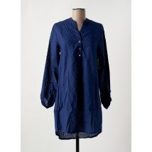 RINGELLA - Tunique manches longues bleu en coton - Femme - Taille 40 - Modz