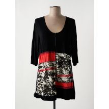 KAKIE - Tunique manches longues noir en viscose - Femme - Taille 44 - Modz