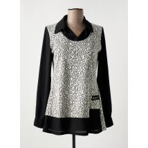 HALOGENE - Pull noir en coton - Femme - Taille 38 - Modz