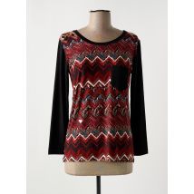 NIKI PARIS - T-shirt noir en polyester - Femme - Taille 36 - Modz