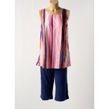 CHERIE LINE - Pyjashort bleu en modal - Femme - Taille 50 - Modz