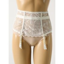 BARBARA - Guêpière/Porte-jarretelle blanc en polyester - Femme - Taille 42 - Modz