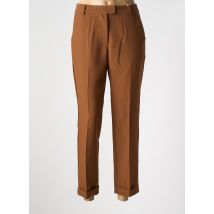 ORAIJE - Pantalon 7/8 marron en autre matiere - Femme - Taille 36 - Modz