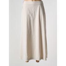 EAST DRIVE - Jupe longue beige en coton - Femme - Taille 38 - Modz