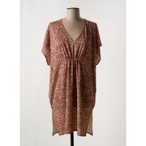 LE CHAT - Robe de plage marron en polyester - Femme - Taille 42 - Modz