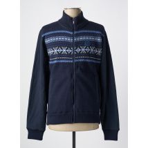 NEW ZEALAND AUCKLAND - Gilet manches longues bleu en coton - Femme - Taille 38 - Modz