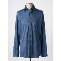 M - Chemise manches longues bleu en coton - Homme - Taille M - Modz
