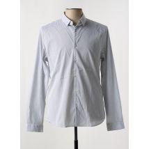 IKKS - Chemise manches longues blanc en coton - Homme - Taille XL - Modz