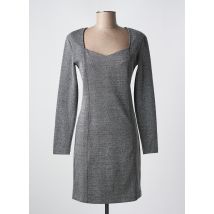 ICHI - Robe courte gris en polyester - Femme - Taille 34 - Modz