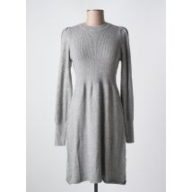 B.YOUNG - Robe mi-longue gris en viscose - Femme - Taille 42 - Modz