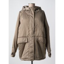 OBJECT - Doudoune marron en polyester - Femme - Taille 40 - Modz