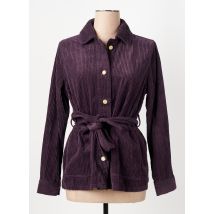 LABDIP - Chemisier violet en coton - Femme - Taille 38 - Modz