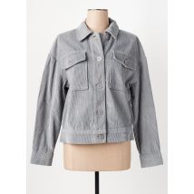 THINKING MU - Veste casual gris en coton - Femme - Taille 38 - Modz