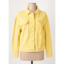 THINKING MU - Veste casual jaune en coton - Femme - Taille 38 - Modz