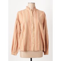 LEON & HARPER - Chemisier marron en coton - Femme - Taille 36 - Modz