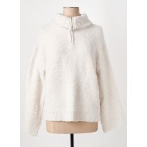 OBJECT - Pull blanc en polyester - Femme - Taille 42 - Modz