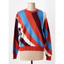THINKING MU - Pull orange en coton - Femme - Taille 38 - Modz