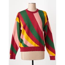 THINKING MU - Pull rouge en coton - Femme - Taille 38 - Modz