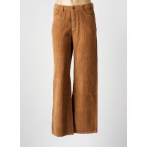 B.YOUNG - Pantalon droit marron en coton - Femme - Taille 38 - Modz