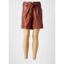 GRACE & MILA - Short marron en polyester - Femme - Taille 36 - Modz