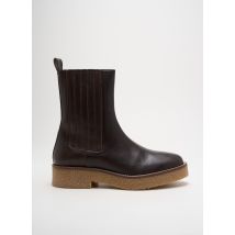 SCHMOOVE - Bottines/Boots marron en cuir - Femme - Taille 40 - Modz
