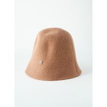 PALME - Bonnet beige en acrylique - Femme - Taille TU - Modz