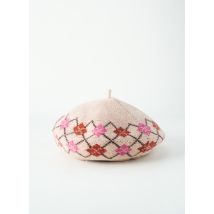 ICHI - Bonnet beige en laine - Femme - Taille TU - Modz