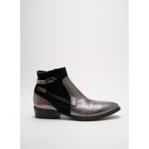 REGARD - Bottines/Boots argent en cuir - Femme - Taille 39 - Modz