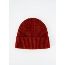 GRAINE - Bonnet orange en laine - Femme - Taille TU - Modz