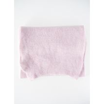AMERICAN VINTAGE - Echarpe rose en acrylique - Femme - Taille TU - Modz