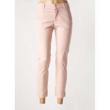 LA FEE MARABOUTEE - Pantalon chino rose en coton - Femme - Taille 36 - Modz