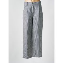 O'MER - Pantalon large bleu en coton - Femme - Taille 36 - Modz