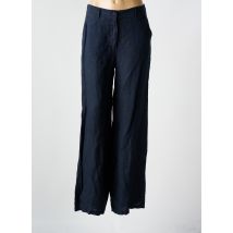 LA FEE MARABOUTEE - Pantalon large bleu en lin - Femme - Taille 34 - Modz