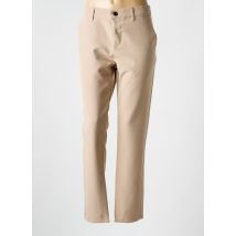 DJ PLUS - Pantalon droit beige en polyester - Femme - Taille W34 - Modz