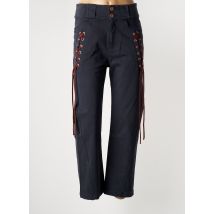 SEE BY CHLOÉ - Pantalon droit bleu en coton - Femme - Taille 36 - Modz