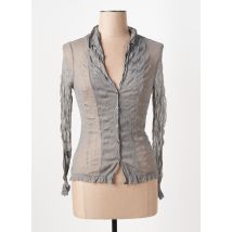 3322 - Chemisier gris en polyester - Femme - Taille 40 - Modz