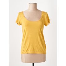 LA FEE MARABOUTEE - T-shirt jaune en modal - Femme - Taille 34 - Modz