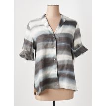 OFFICINE GÉNÉRALE - Chemisier gris en lin - Femme - Taille 34 - Modz
