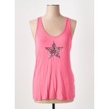 MARCEL ET LEON - Débardeur rose en viscose - Femme - Taille 38 - Modz