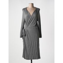 VANESSA BRUNO - Robe mi-longue gris en viscose - Femme - Taille 38 - Modz