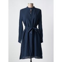APC-NCC LEDERWAREN GMBH - Robe mi-longue bleu en soie - Femme - Taille 36 - Modz