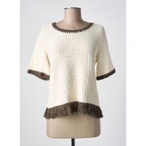 OFFICINE GÉNÉRALE - Pull beige en coton - Femme - Taille 34 - Modz