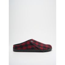 BIRKENSTOCK - Chaussons/Pantoufles rouge en textile - Homme - Taille 40 - Modz