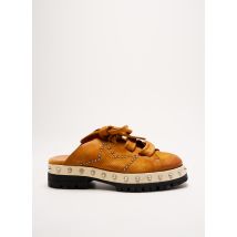 A.S.98 - Mules/Sabots marron en cuir - Femme - Taille 36 - Modz