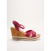 PANAMA JACK - Sandales/Nu pieds rose en cuir - Femme - Taille 41 - Modz