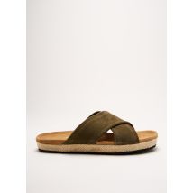SCHMOOVE - Mules/Sabots vert en cuir - Homme - Taille 44 - Modz
